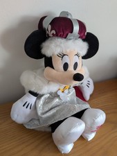 Disney Store London Queen Minnie Mouse Plush - Royal Sovereign Exclusive 15"