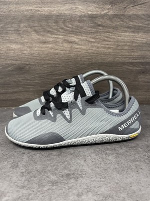 Merrell Vapor Glove 5 Shoes Womens Size 7 Grey Barefoot Training Sneaker