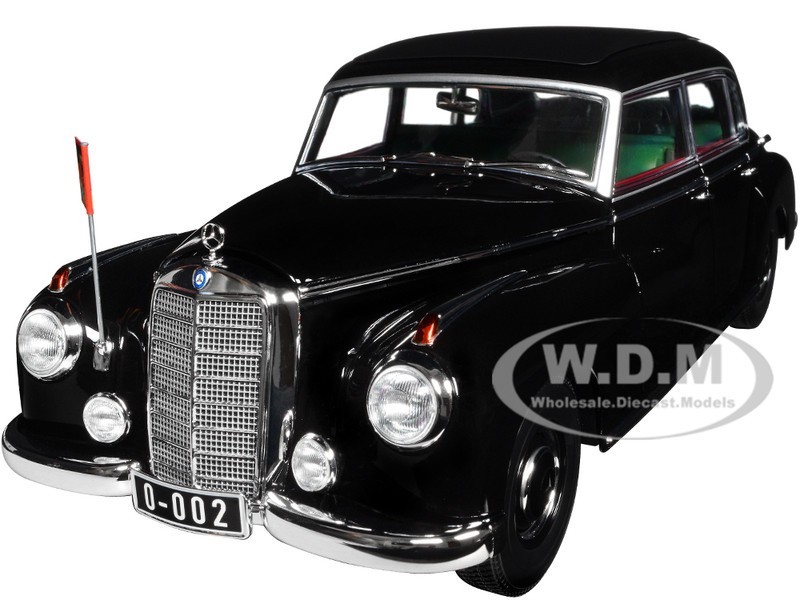 1955 MERCEDES-BENZ 300 BLACK ''KONRAD ADENAUER'' 1/18 DIECAST CAR BY NOREV 183707