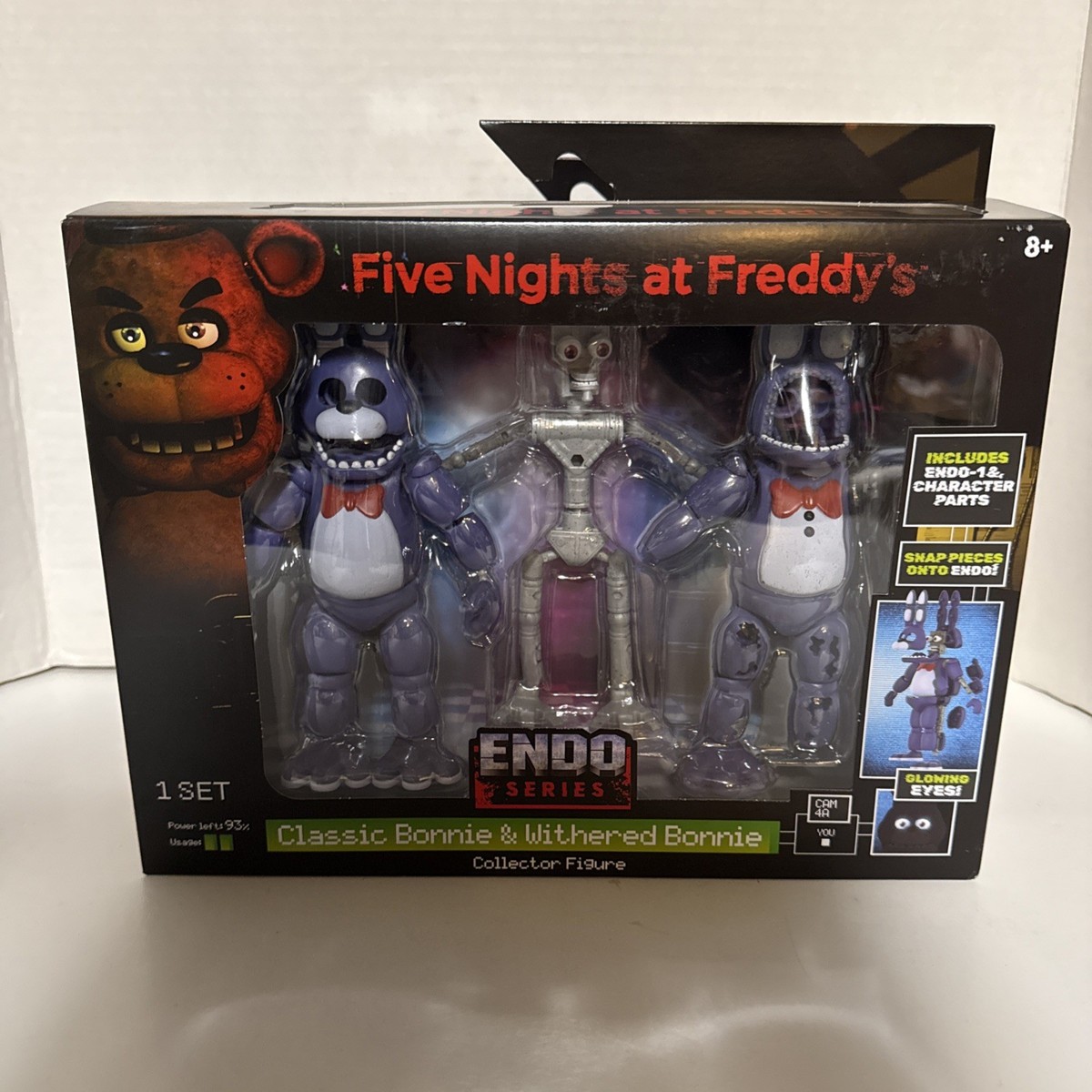 ENDO-1 Series CLASSIC & WITHERED BONNIE & FREDDY Jazwares FIVE