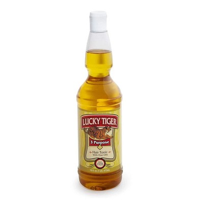 Lucky Tiger 3 Purpose Hair Tonic W/ Fine Oils Styling & Scalp Conditioning 16 oz