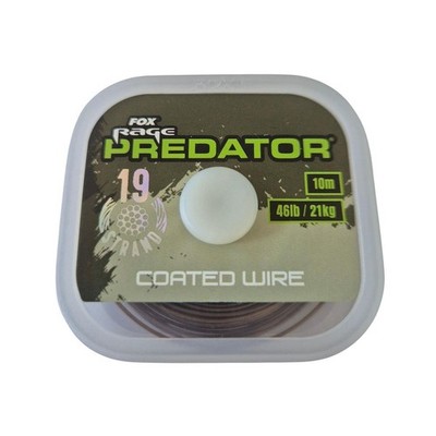 FOX Rage Predator 19-Strand Coated Wire 10m Vorfachmaterial Raubfischangeln 