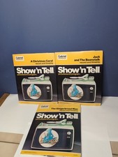 Lot of 3 Gabriel Show N Tell Records & View Strips Sesame Street Gingerbread Man
