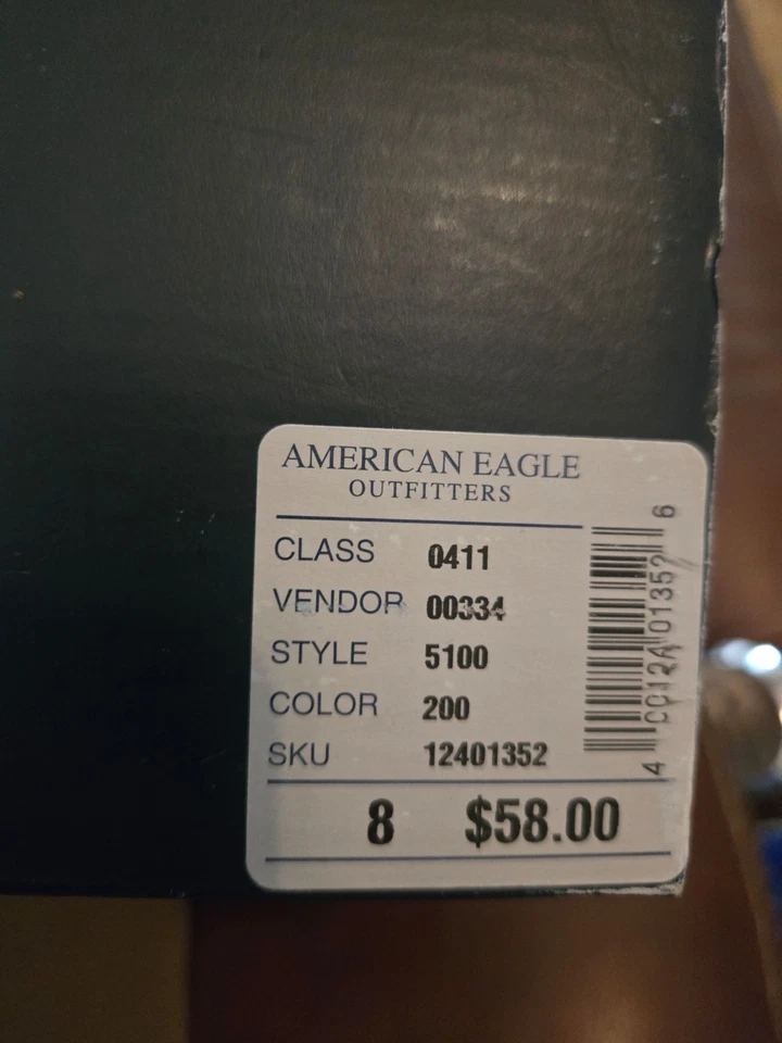 Botas de senderismo American Eagle Outfitters marrón con cordones para mujer talla 8 Foto 4 de 4