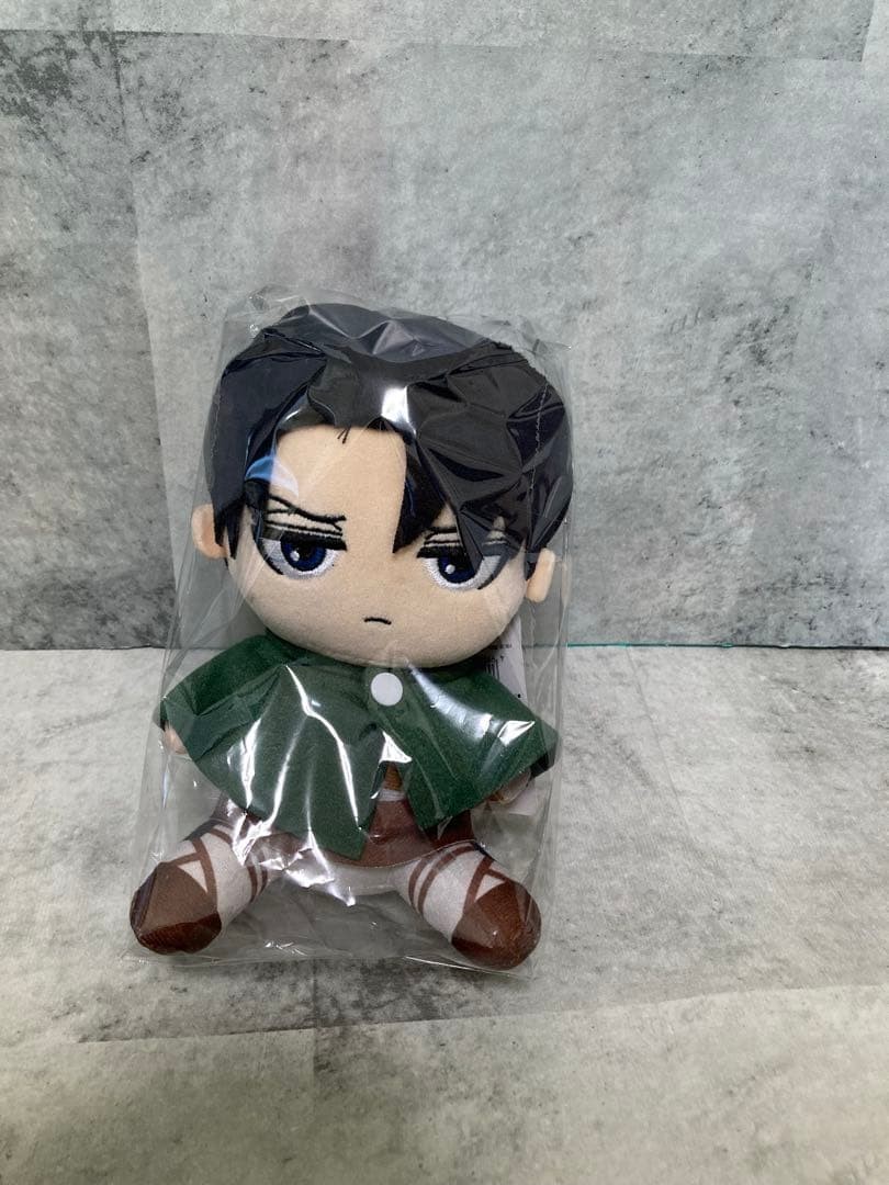 Attack On Titan Levi Sitting Plush Toy - Survey Corps Wings of Freedom Used