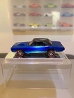 Vintage Hot Wheels 1967 Blue Custom T-Bird. Restored. Made In USA.