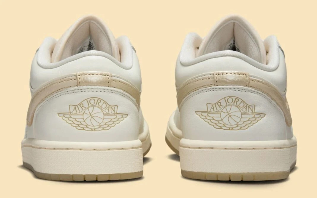 Nike Air Jordan 1 Low SE Shoes Sail Pale Ivory Team Gold HV5157
