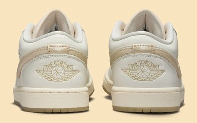 Nike Air Jordan 1 Low SE Shoes Sail Pale Ivory Team Gold HV5157