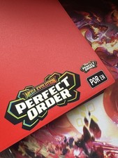 Pokemon Binder Stickers - Mega Evolution - Perfect Order - Inc Set Symbol + Logo