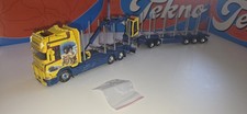 TEKNO 1:50 82906 SCANIA V8 SVENKE TRANSPORT treno rimorchio in legno CONVOGLIO RARO NUOVO IMBALLO ORIGINALE