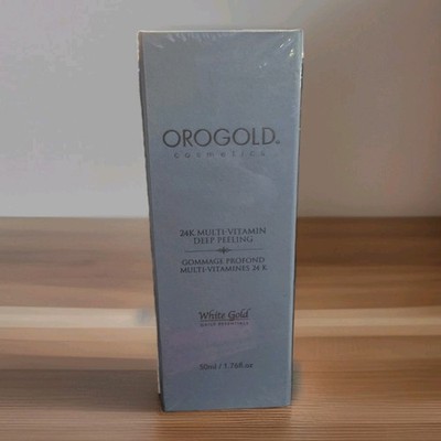 OROGOLD 24K MULTI-VITAMIN DEEP PEELING. 1.76fl oz NEW White Gold Daily Essential