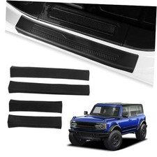 Door Sill Guards Protectors Compatible with 2023 2022 2021 Bronco 4 Door, 4