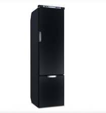 Vitrifrigo SLIM150CHR Frigorifero Freezer 150Lt 12-24V 220V 2 Porte Nero/Grigio