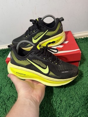 Nike Zoom Vomero 18 schwarz & gelb grün   UK 5 Laufschuhe Hyrox Gym