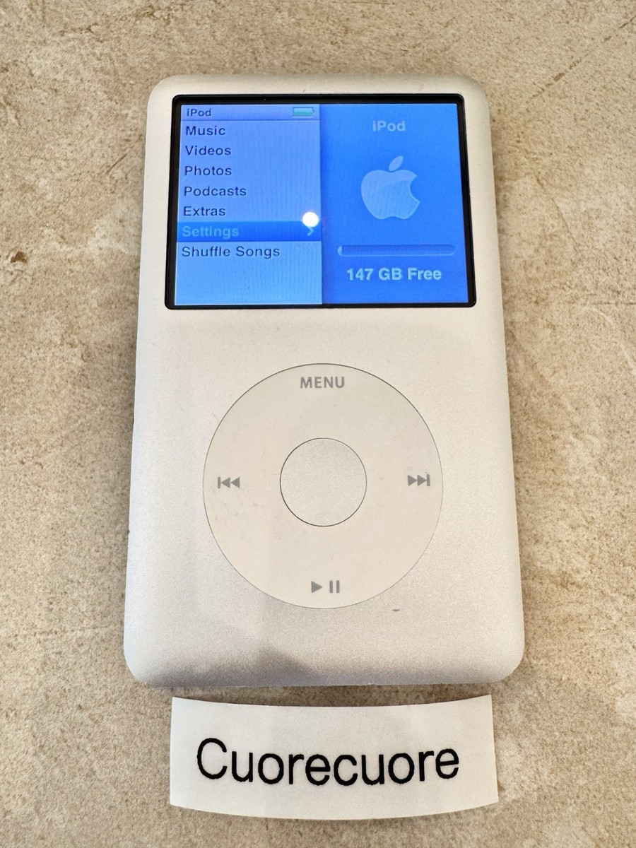 Apple iPod classic 7th Generation Silver (160GB) Excellent New
