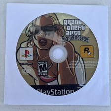 Grand Theft Auto San Andreas PlayStation 2 PS2 DISC ONLY NO TRACKING *Tested*