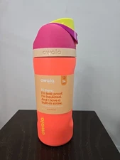 Owala Freesip Stainless Steel Water Bottle / 16oz / Color: Neon Nectar