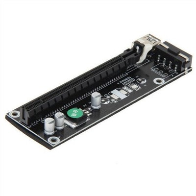 USB 3.0 PCI-E Express 1x Bis 16x Extender Riser Board Kartenadapter SATA-Kabel