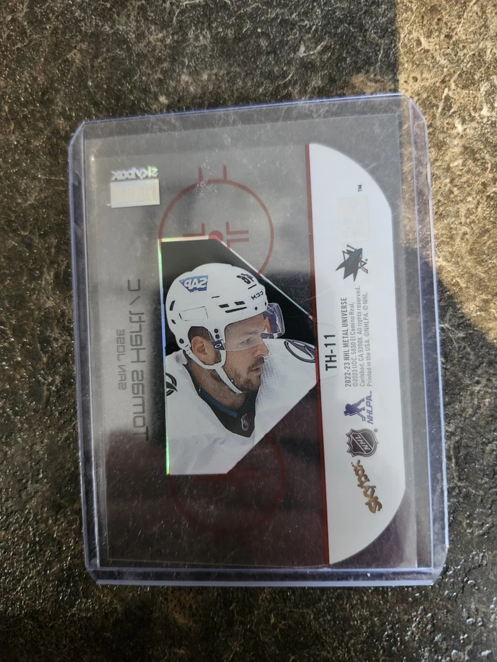 2022-23 SkyBox Metal Universe The House Tomas Hertl Card# TH-11 - Image 2 of 2