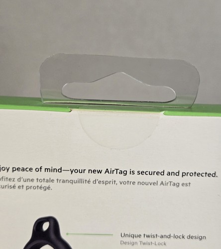 Paquete de 4 soportes seguros Belkin con llavero para Apple AirTag nuevo en caja - Imagen 3 de 4