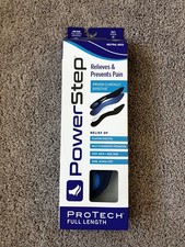 Mens Power Step Insoles Size 11-11 12 Mens Power Step Insoles Size 11-11 12