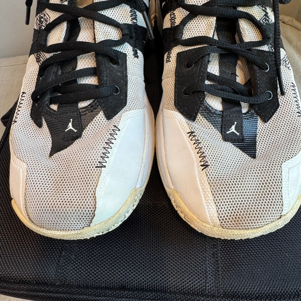 Zapatillas Hombre Air Jordan One Take 2 Mármol Blanco Negro Talla 9 CW2457-10 Foto 4 de 4