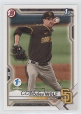 2021 Bowman Draft 1st Edition Jackson Wolf #BD-141 12g7