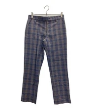 PAUL SMITH                    wool check pants purple