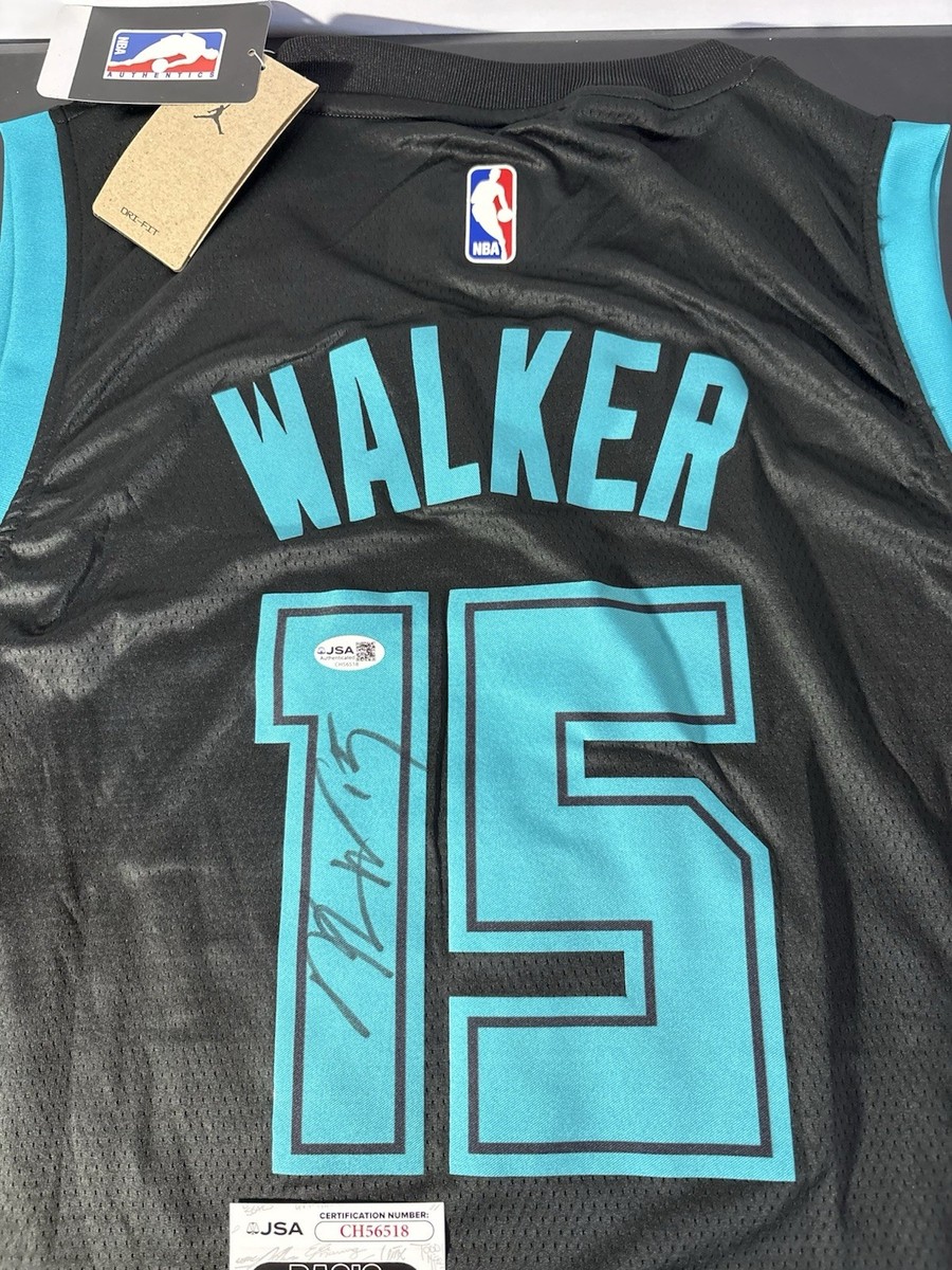Kemba Walker Autographed Signed Charlotte Hornets Jersey NBA JSA