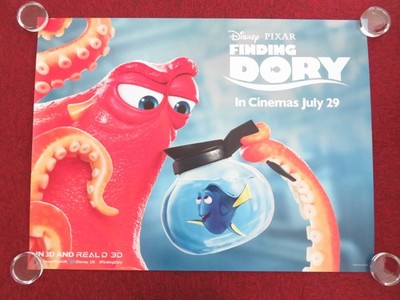 FINDING DORY UK QUAD ROLLED POSTER DISNEY ELLEN DEGENERES DIANE KEATON 2016