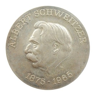 GDR 1975 10 Mark Albert Schweitzer | Silver