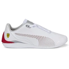 PUMA Scuderia Ferrari Drift Cat Decima Lace Up  Mens White Sneakers Casual Shoes