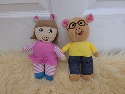 PBS Kids Arthur & D.W. Dollar Tree Stuffies 