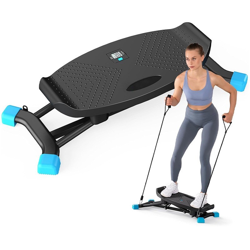 Portable Ski Balance Board with LCD & Resistance Bands - 300