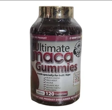 Ultimate Maca Gummies. 120/bottle. 400ml specialty for butt/hips. 💯 Authentic