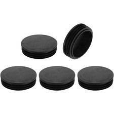 Abdeckkappen 5 Stück Rund Kunststoffstopfen Schutzkappen für Rohr 100mm Möbel
