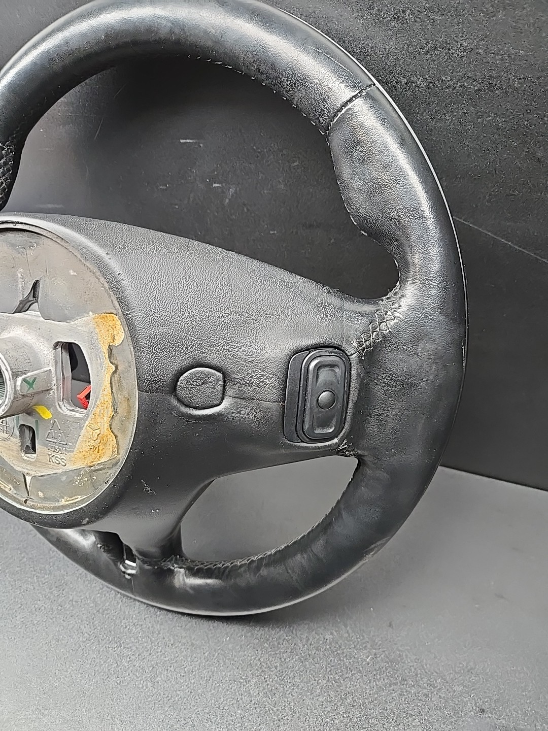 2014-2019 MASERATI GHIBLI S Q4 DRIVER SIDE STEERING WHEEL LEATHER BLACK OEM