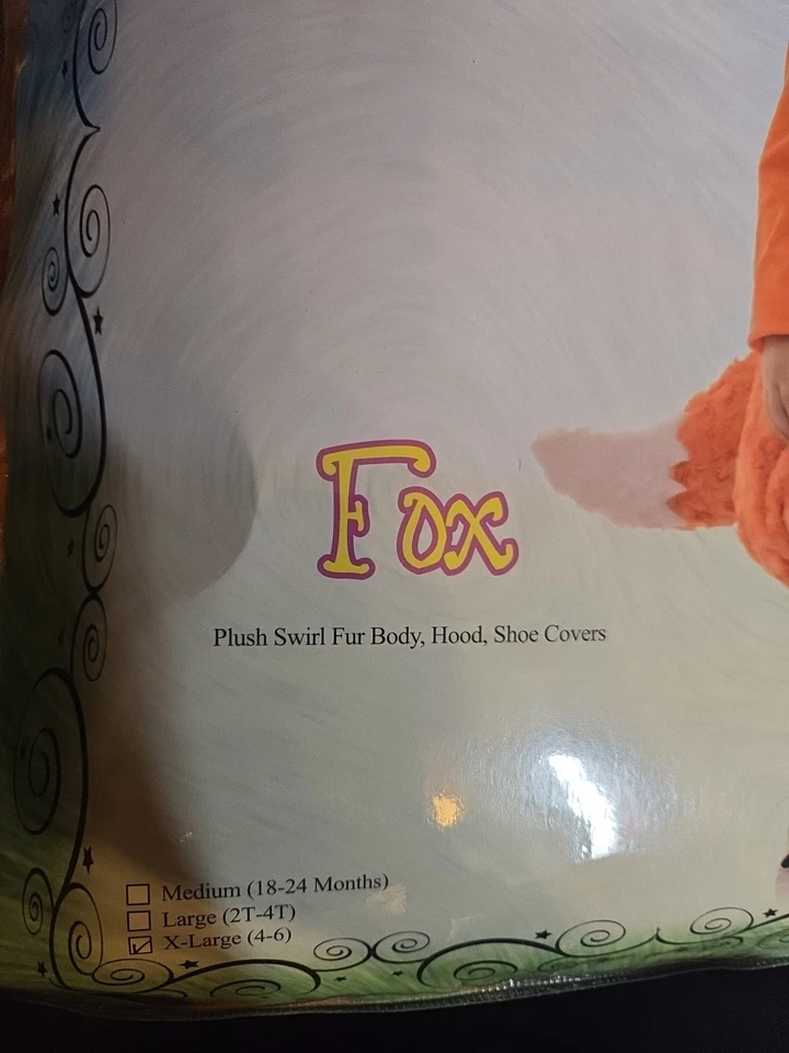 Disfraz de Zorro Ardiente Niño Talla XL 4-6 Foto 4 de 4