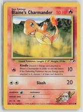 Blaine's Charmander 61/132 Common Gym Heroes Pokemon Unlimited Moderately Played on eBay