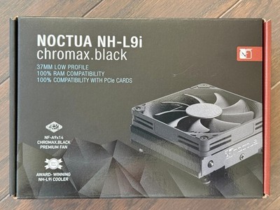 Noctua NH-L9i chromax.black, Low-Profile CPU Cooler for Intel LGA1200 & LGA115x