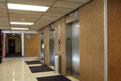 R L Timberlake Jr Federal Building 1964 Wielage Walker Elevator Lobby