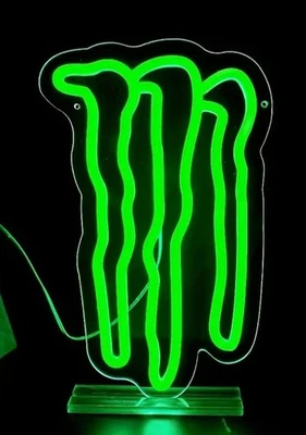 MONSTER ENERGY Neon/LED Sign-Great 4 ManCave/Bar/DORM. 20+ SOLD On FB & eBay