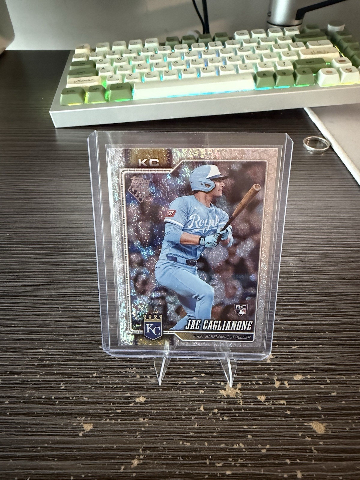 Topps 2026 Series 1 Rookie Jac Caglianone Holo Foil Royals #138 Baseball Card