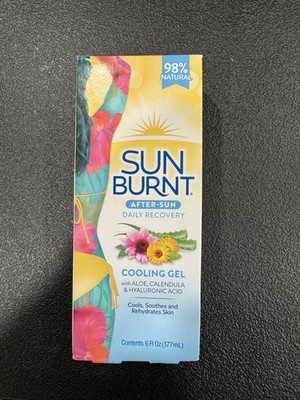 SUN BURNT After-Sun Daily Recovery Cooling Gel 6oz Exp 6/27 