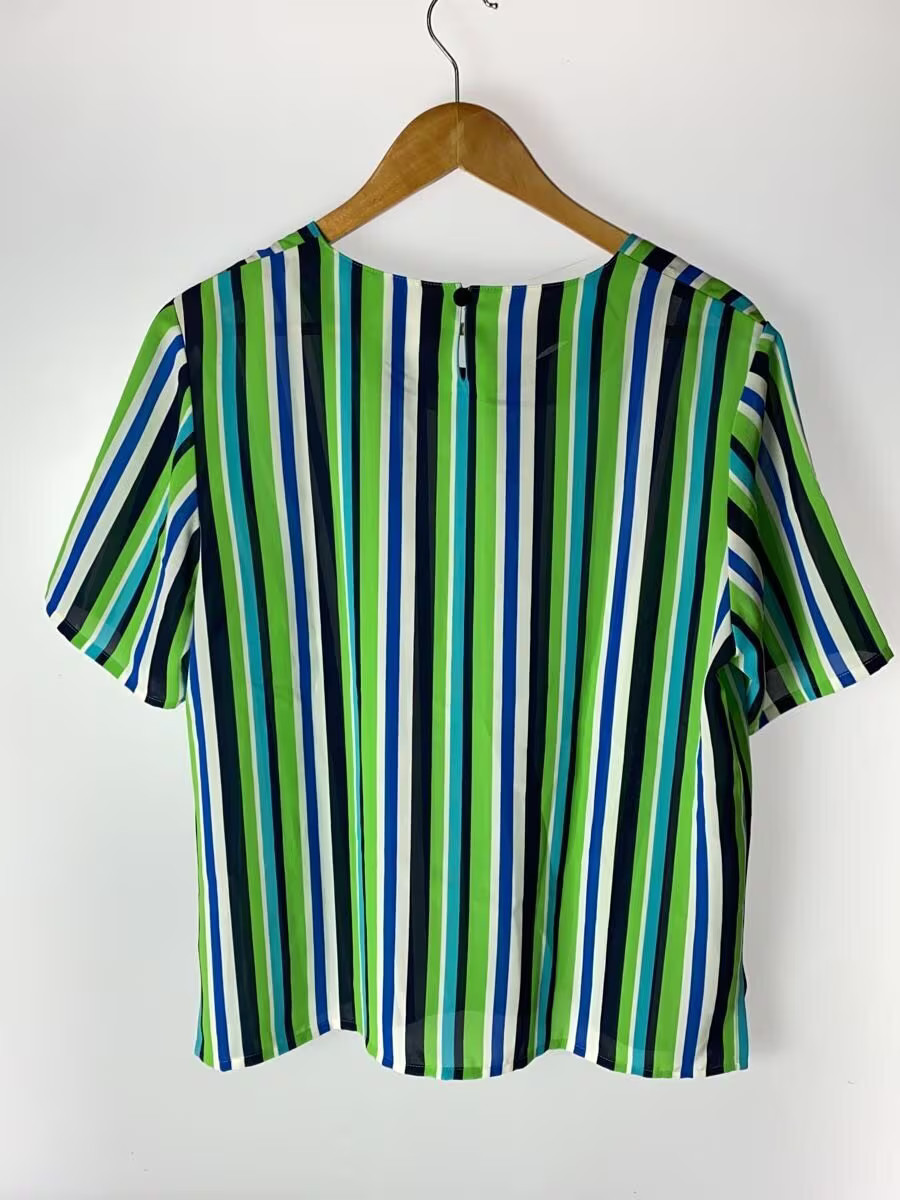 GIVENCHY Short Sleeve Top, Size 13, Polyester, Multicolor Stripes, 410635-59 thumbnail 2