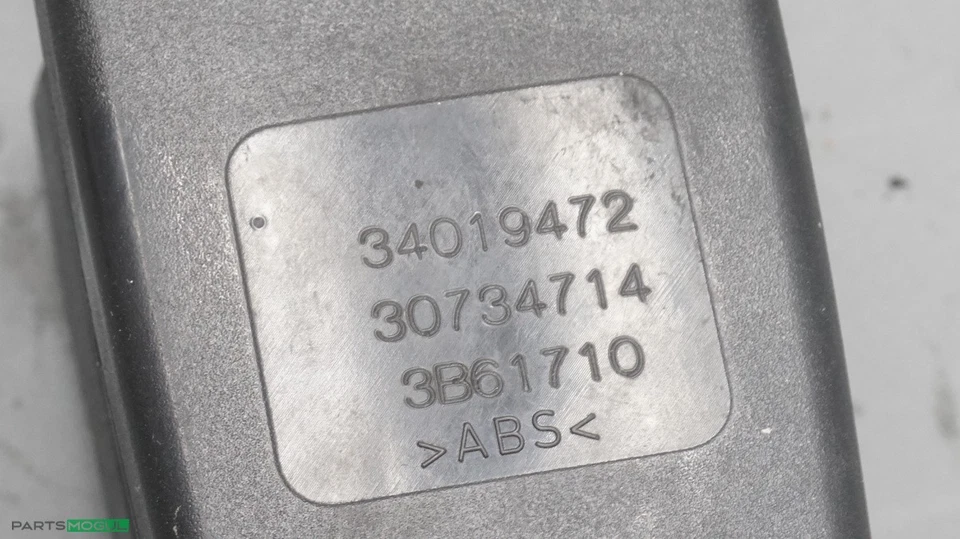 Cinturón de seguridad trasero izquierdo Volvo XC60 2010-2012 hebilla negro 34019472 OEM Foto 4 de 4