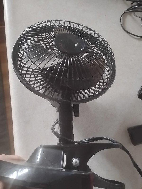  Two-Speed Corded Electric Desk Fan 