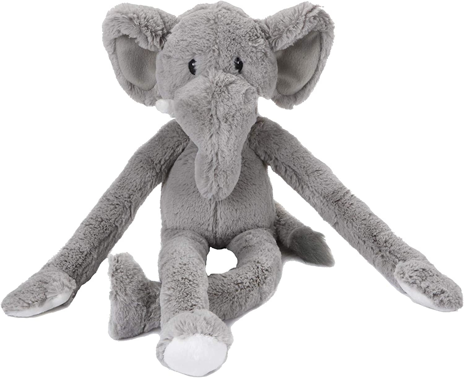 Swingin Safari 19-Inch Large Plush Dog Toy with Extra Long Arms and Legs with Sq
