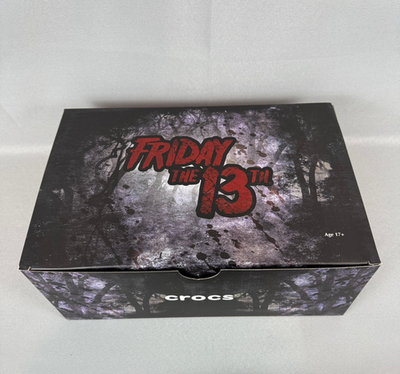 Crocs x Friday the 13th Classic Clogs Mens 9 Jason Voorhees Horror