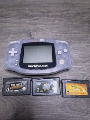 Nintendo Game Boy Advance Console System - Clear Glacier